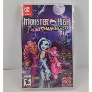 Monster High Skultimate Secrets Nintendo Switch Game‎ New Sealed